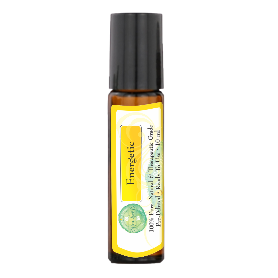 Energetic Essential Oil Roller Bottle Blend • 100% Pure & Natural • Pre-Diluted • Ready To Use