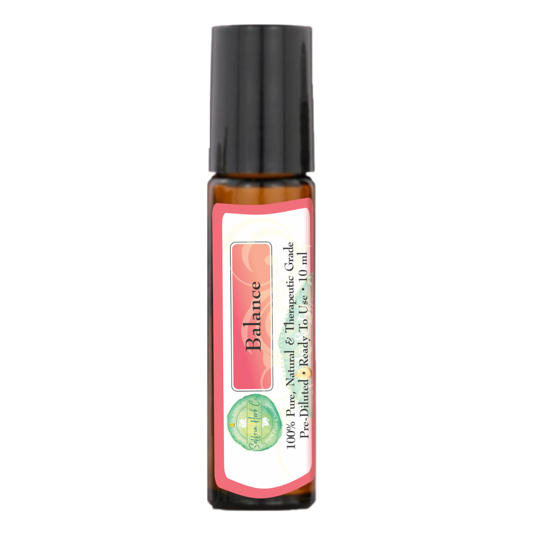 Balance Essential Oil Roller Bottle Blend • 100% Pure & Natural • Pre-Diluted • Ready To Use