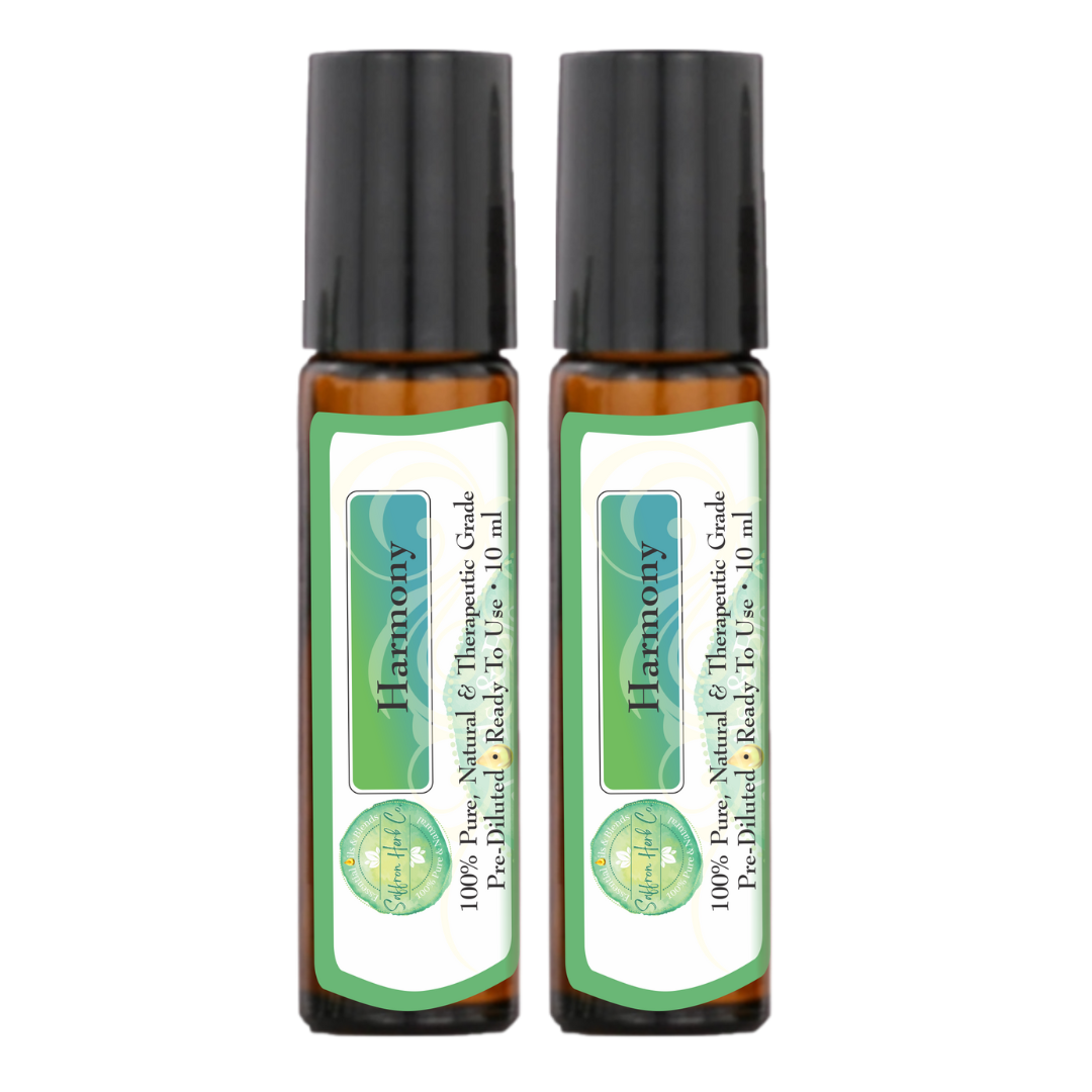 Harmony Essential Oil Roller Bottle Blend • 100% Pure & Natural • Pre-Diluted • Ready To Use