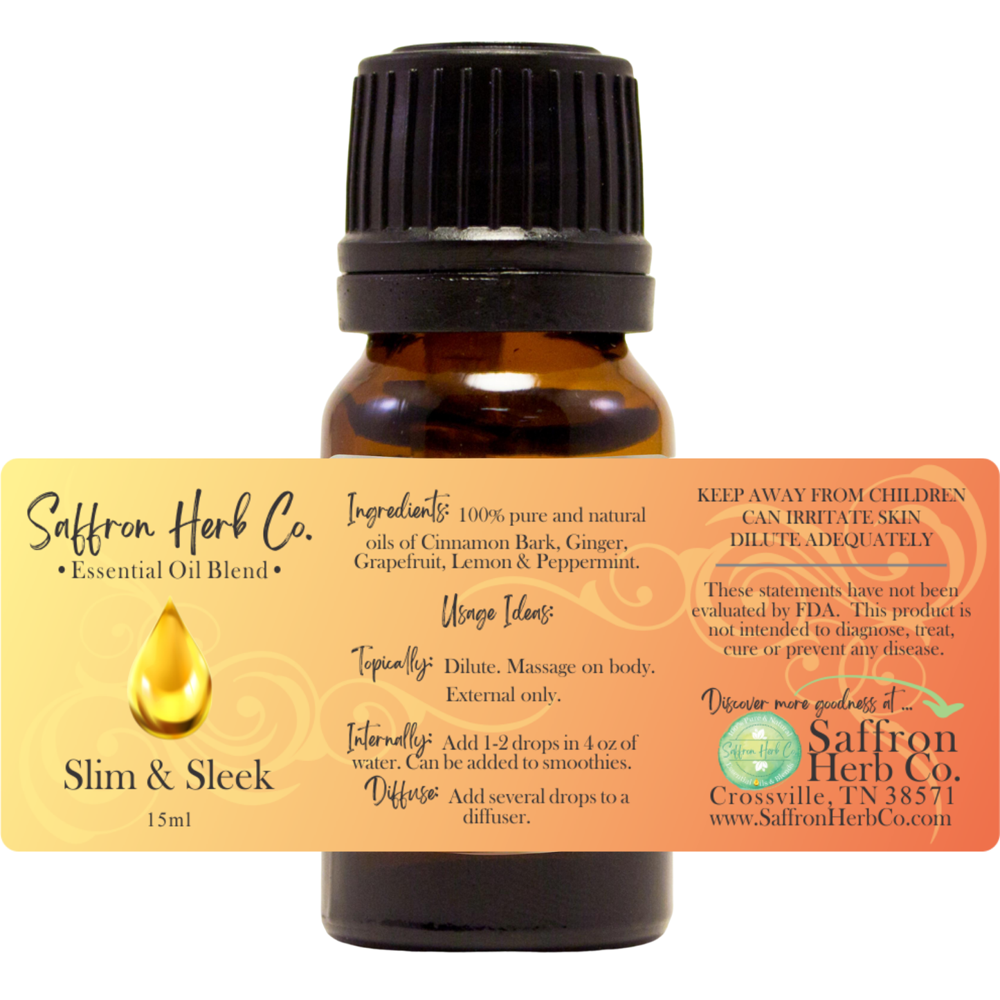 Slim & Sleek Essential Oil Blend