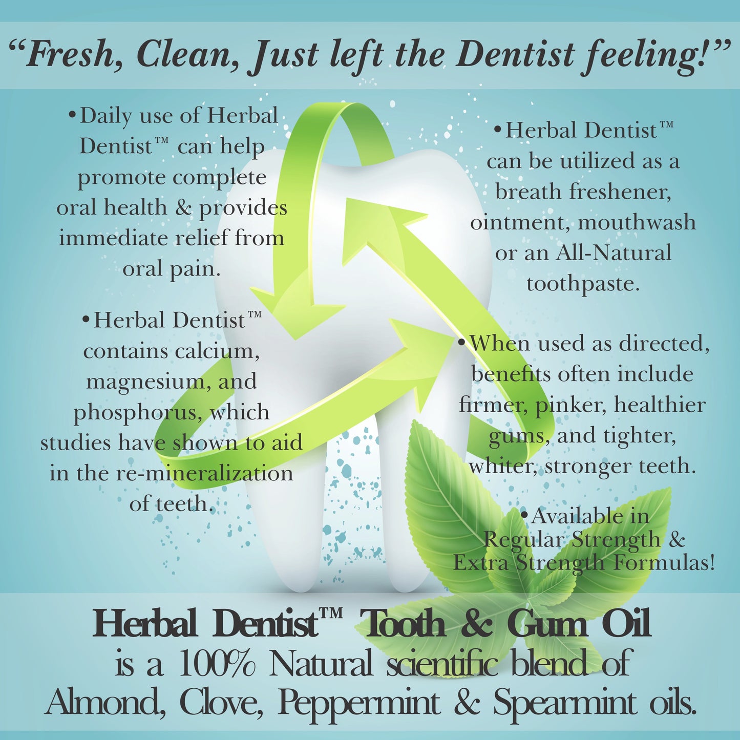 Herbal Dentist™ Extra Strength Tooth & Gum Oil