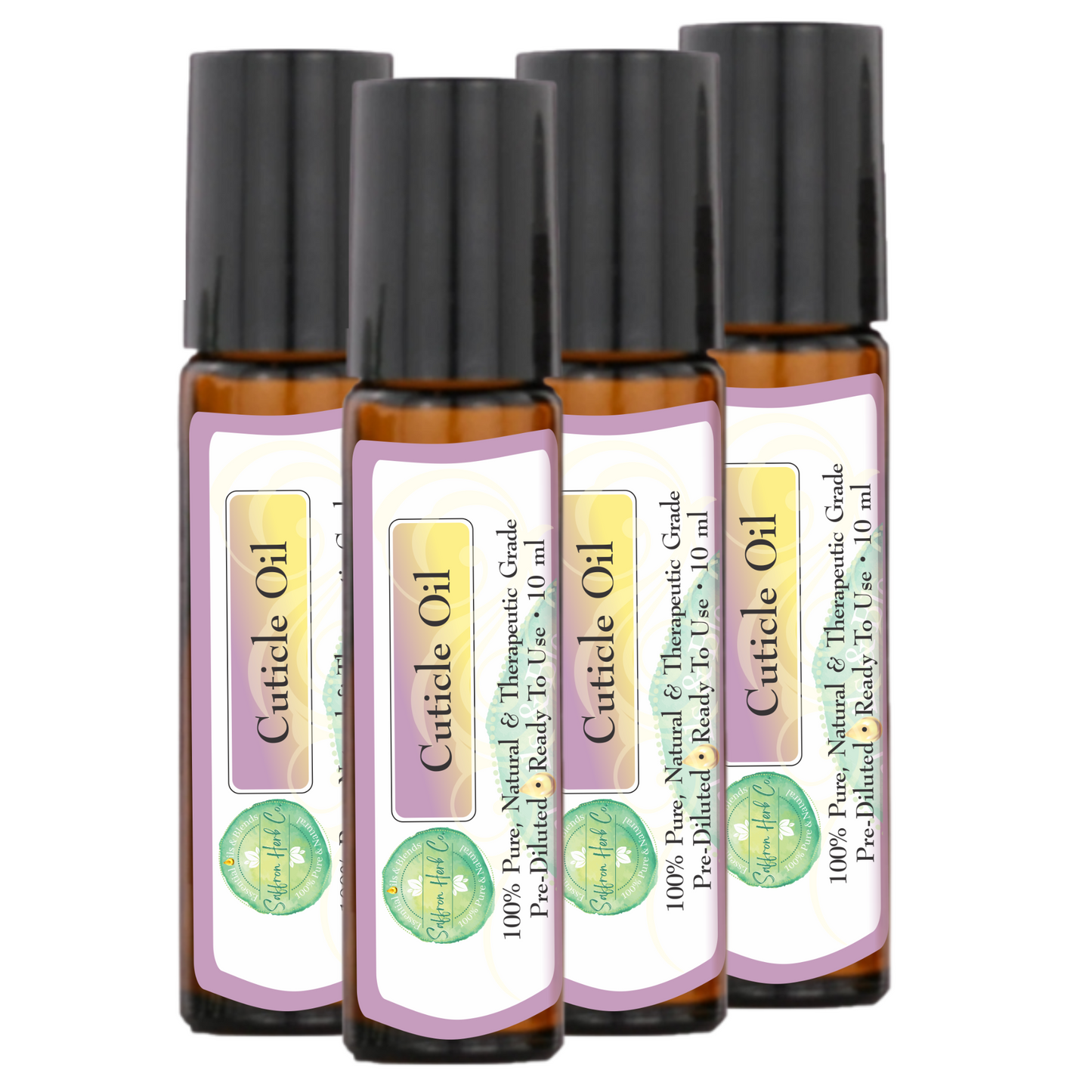 Cuticle Oil Essential Oil Roller Bottle Blend • 100% Pure & Natural • Pre-Diluted • Ready To Use