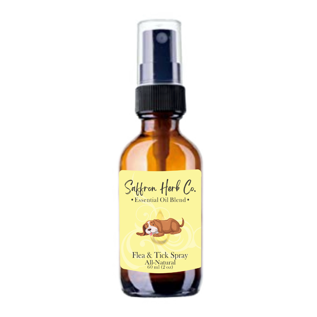 Flea & Tick Spray • All Natural • Essential Oil • Doggie Blend