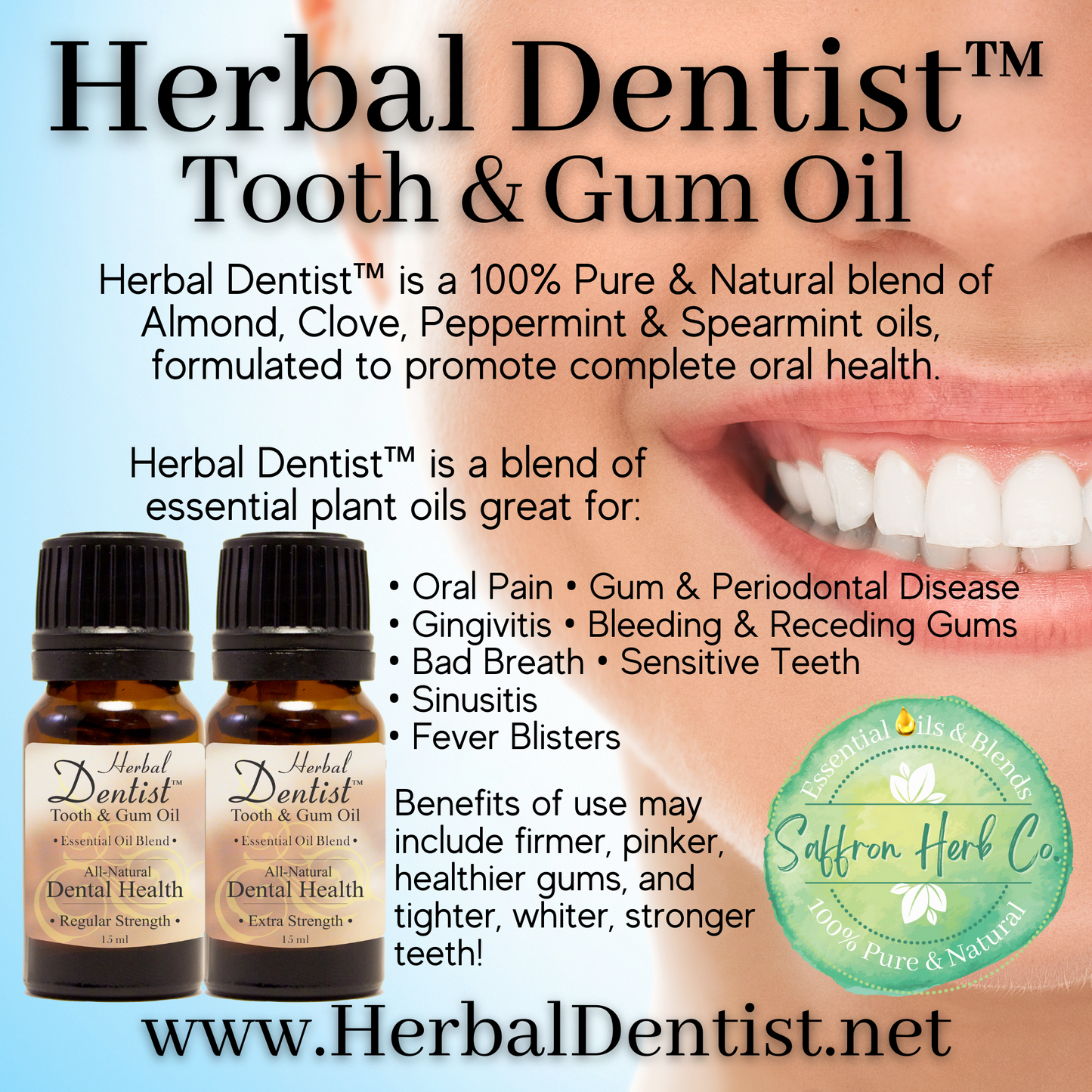 Herbal Dentist™ Regular Strength Tooth & Gum Oil