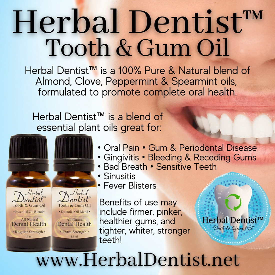 What is Herbal Dentist tooth & gum oil?