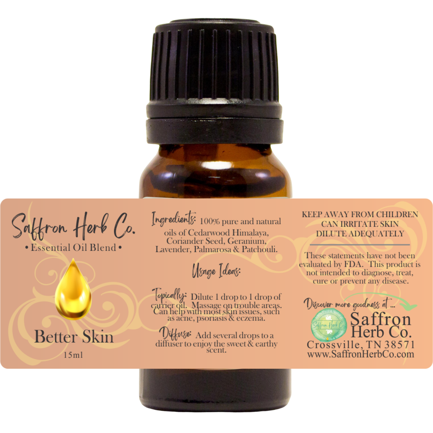 Better Skin Roller Bottle Blend • Pre-Diluted • Ready To Use