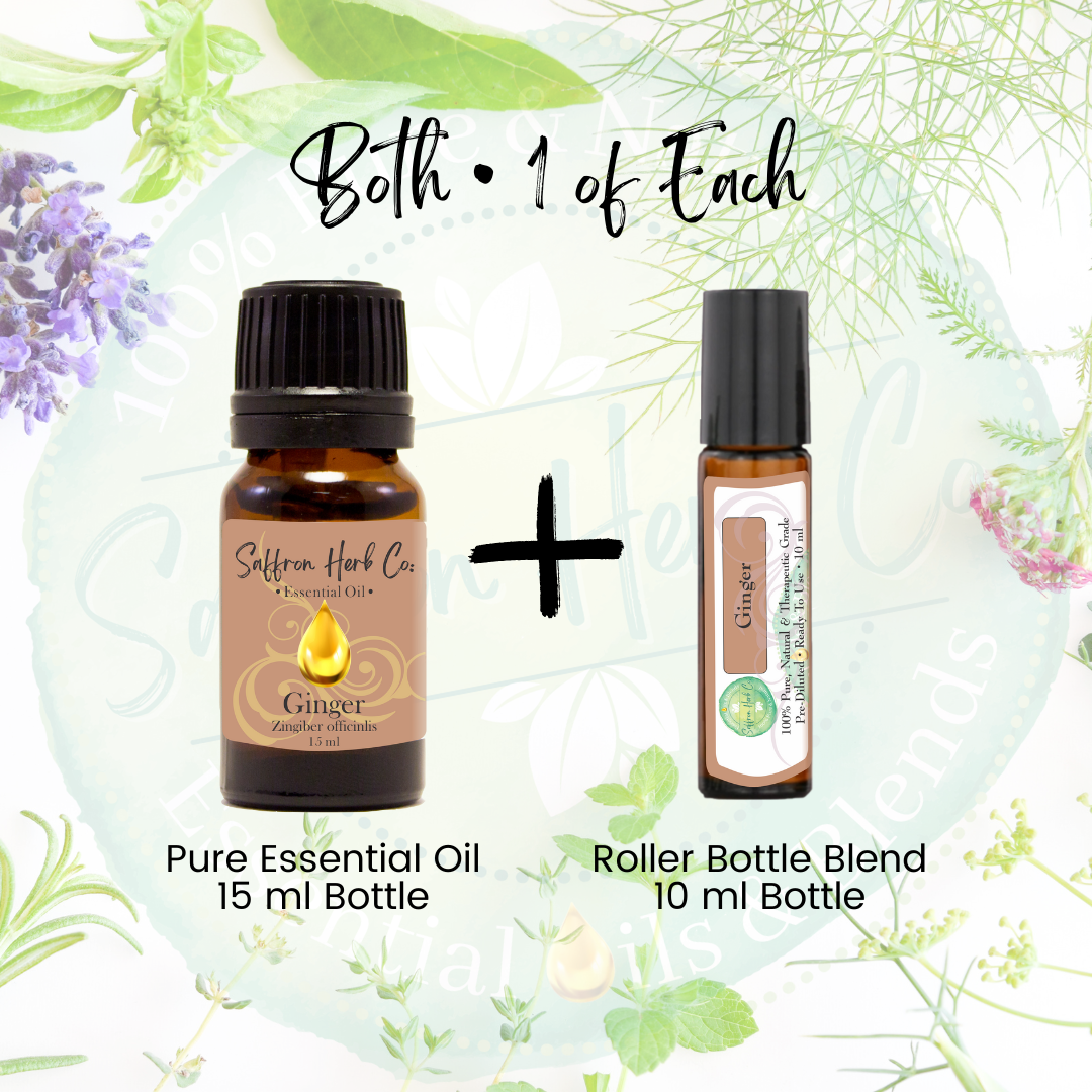 Ginger Roller Bottle Blend • Pre-Diluted • Ready To Use
