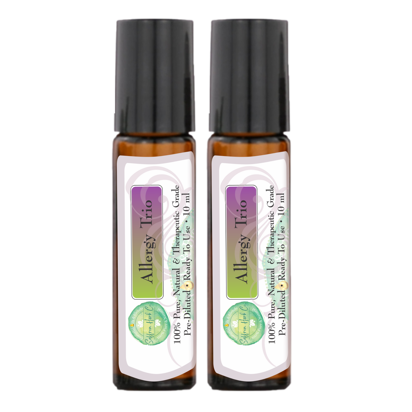 Allergy Trio™ Essential Oil Roller Bottle Blend • 100% Pure & Natural • Pre-Diluted • Ready To Use