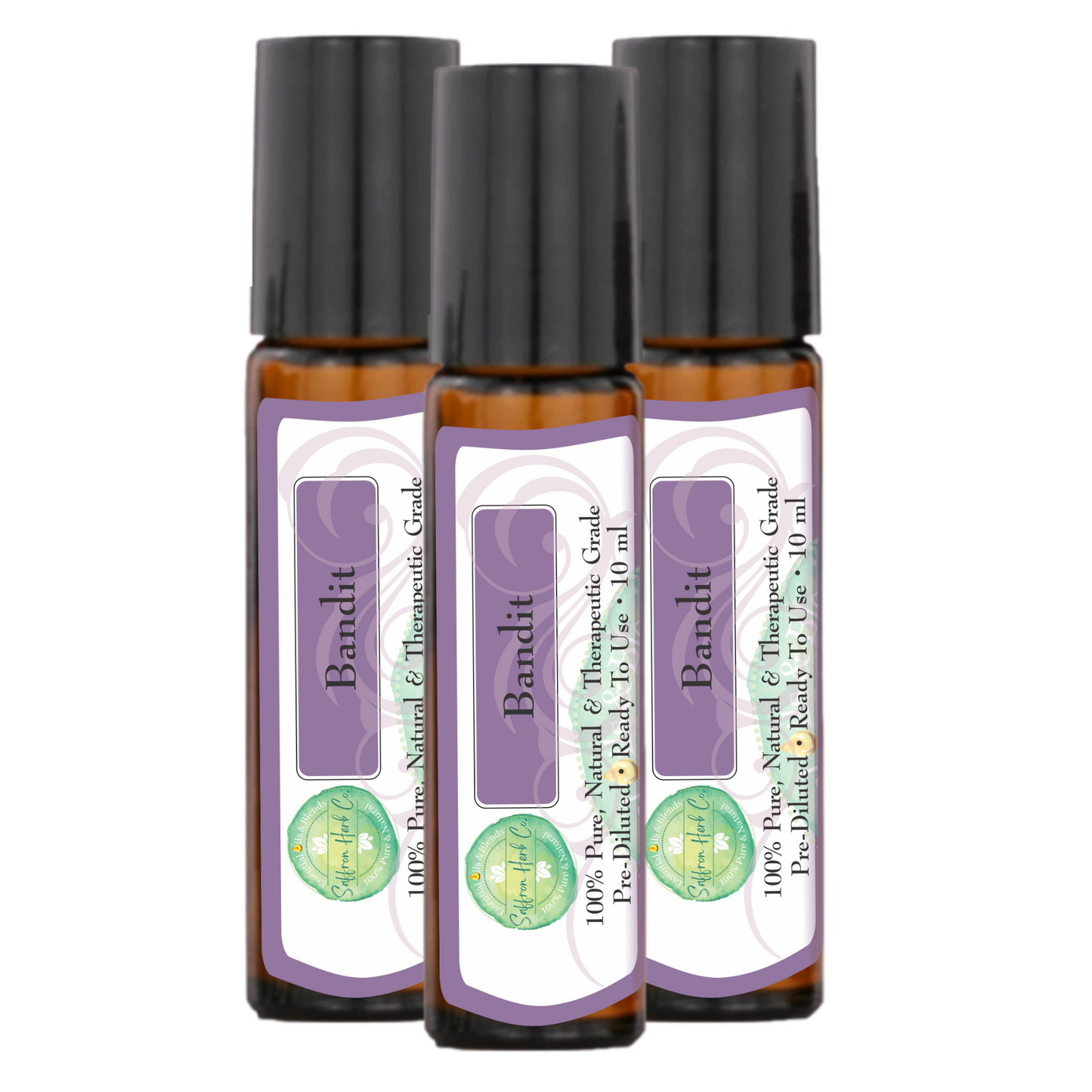 Bandit Essential Oil Roller Bottle Blend • 100% Pure & Natural • Pre-Diluted • Ready To Use