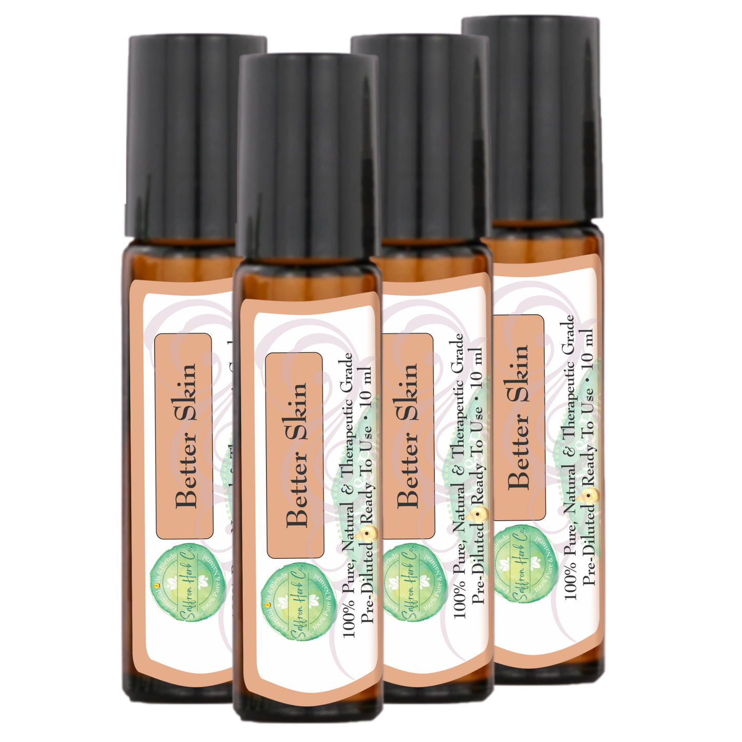 Better Skin Essential Oil Roller Bottle Blend • 100% Pure & Natural • Pre-Diluted • Ready To Use