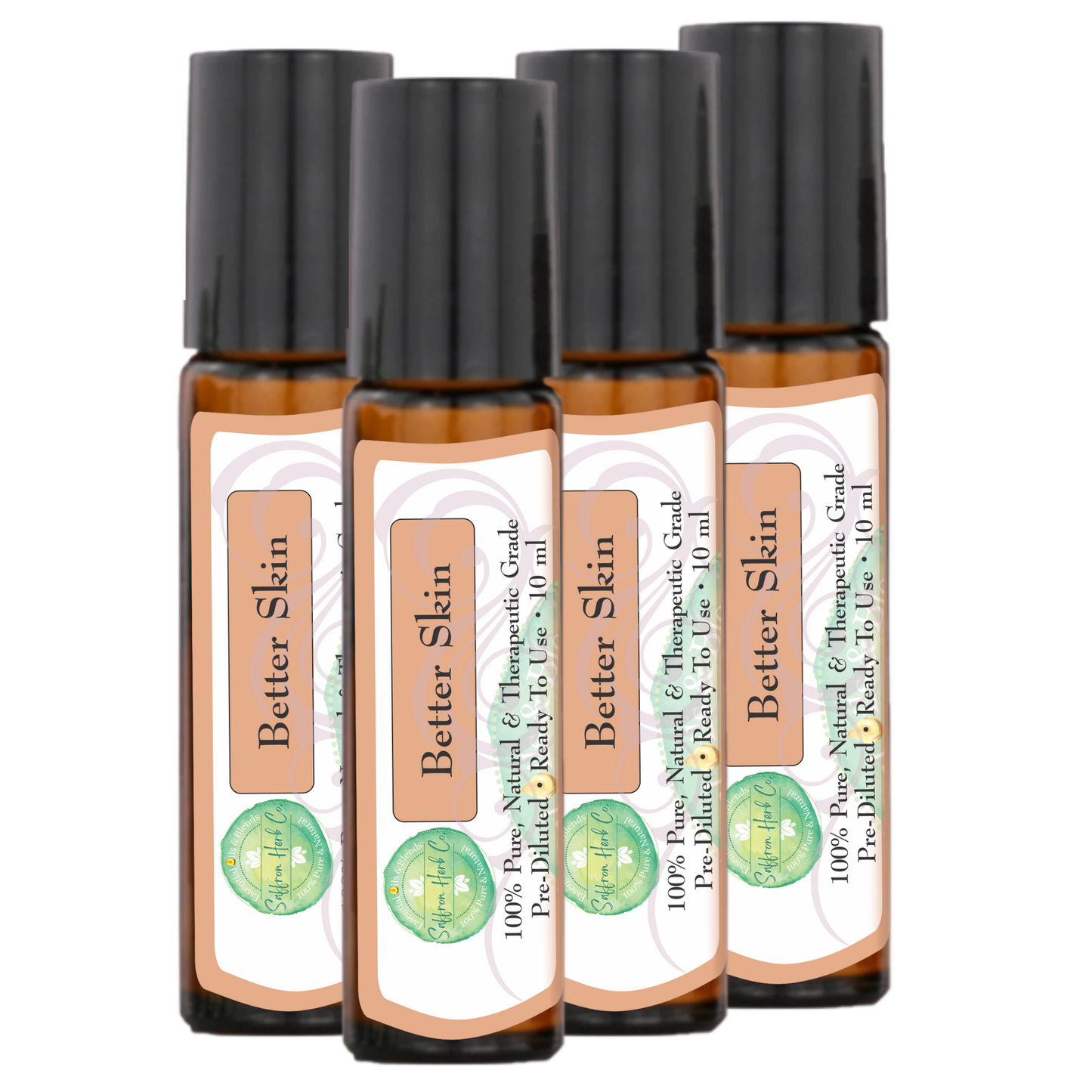 Better Skin™ Essential Oil Roller Bottle Blend • 100% Pure & Natural • Pre-Diluted • Ready To Use