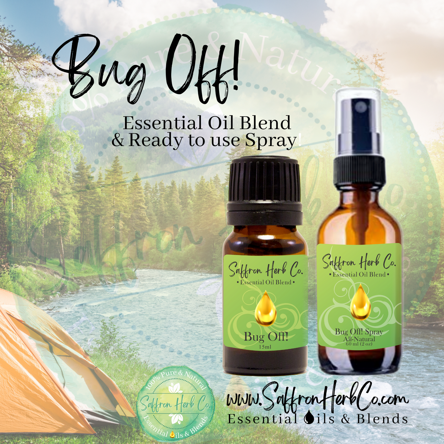 Bug Off!™ Spray • All-Natural