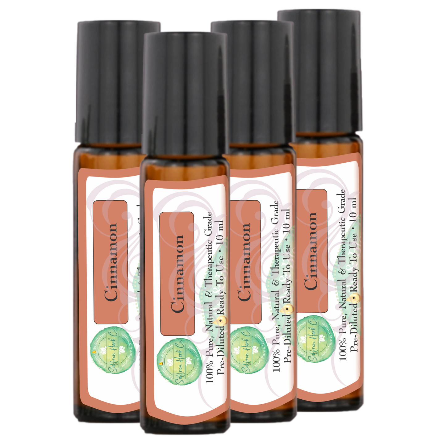 Cinnamon Essential Oil Roller Bottle Blend • 100% Pure & Natural • Pre-Diluted • Ready To Use