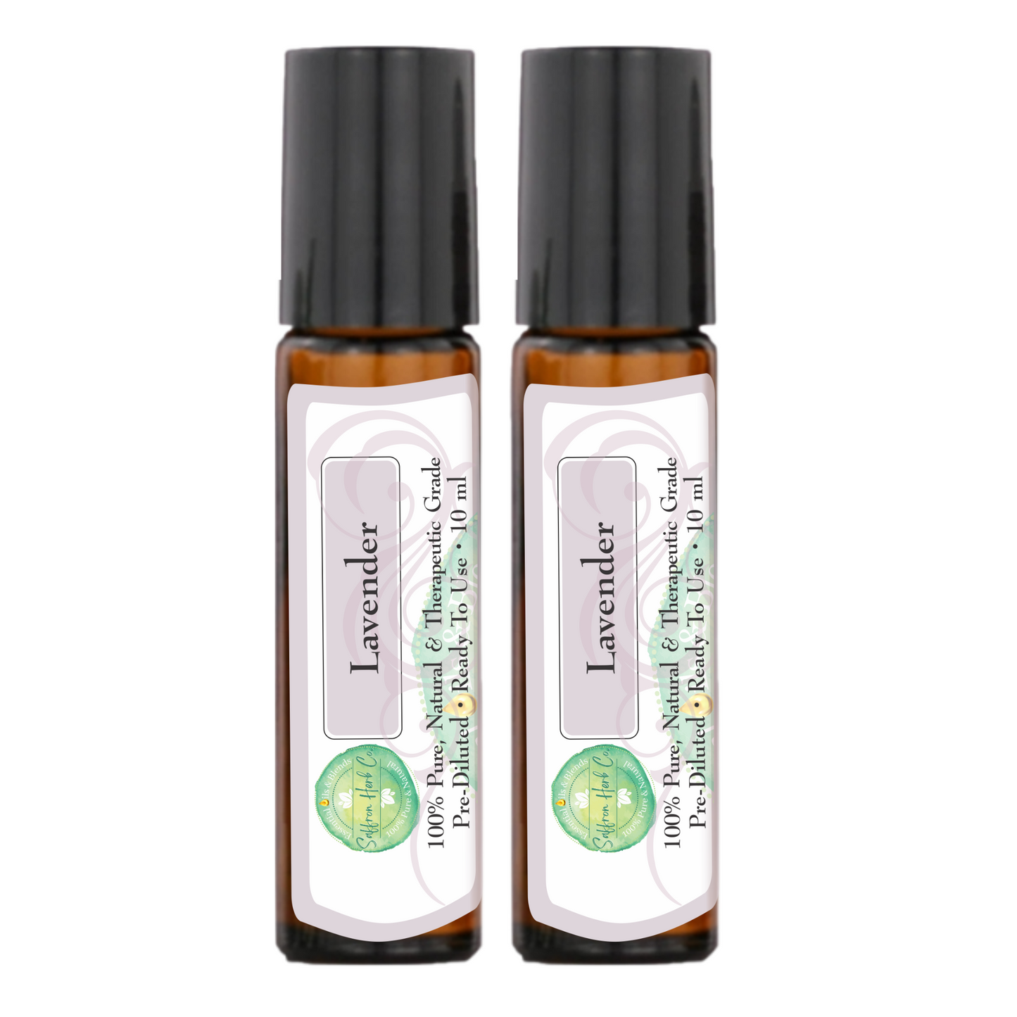 Lavender Essential Oil Roller Bottle Blend • 100% Pure & Natural • Pre-Diluted • Ready To Use