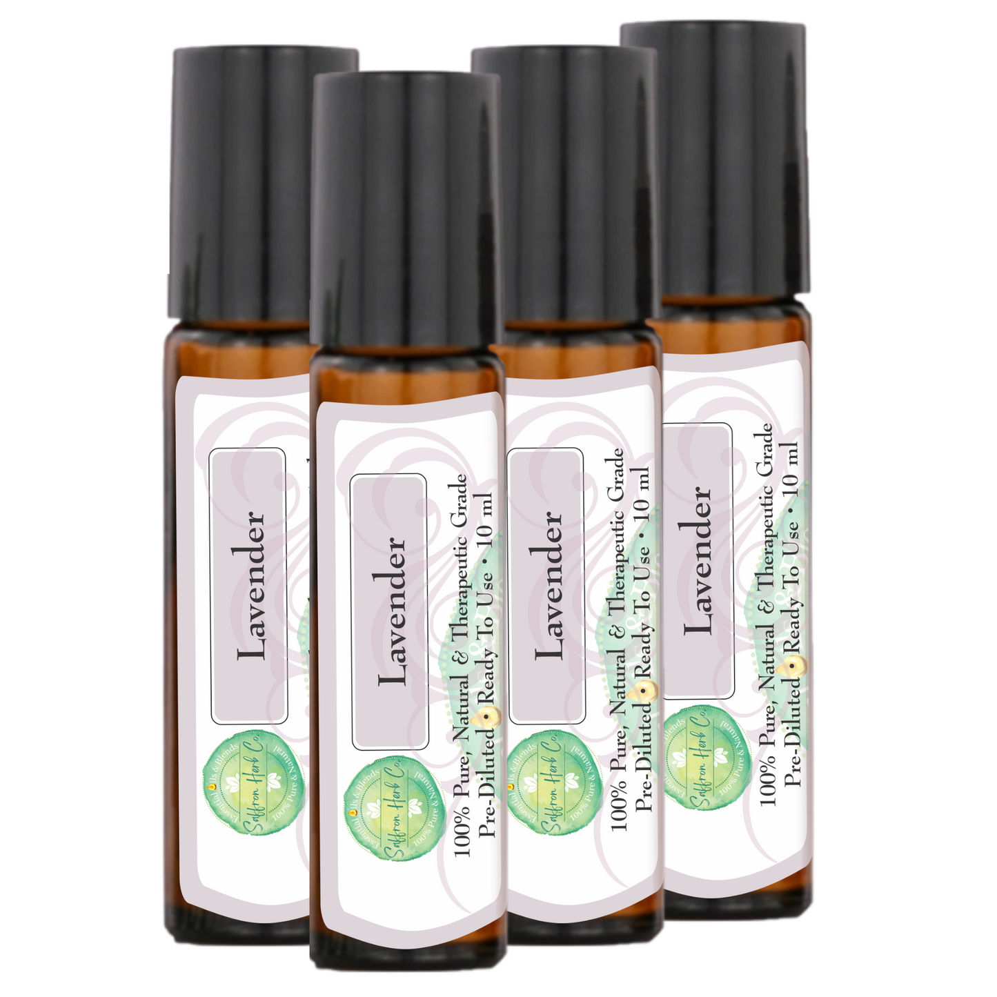 Lavender Essential Oil Roller Bottle Blend • 100% Pure & Natural • Pre-Diluted • Ready To Use