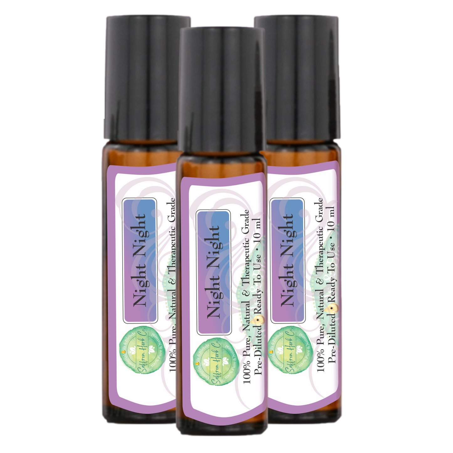 Night Night Essential Oil Roller Bottle Blend • 100% Pure & Natural • Pre-Diluted • Ready To Use
