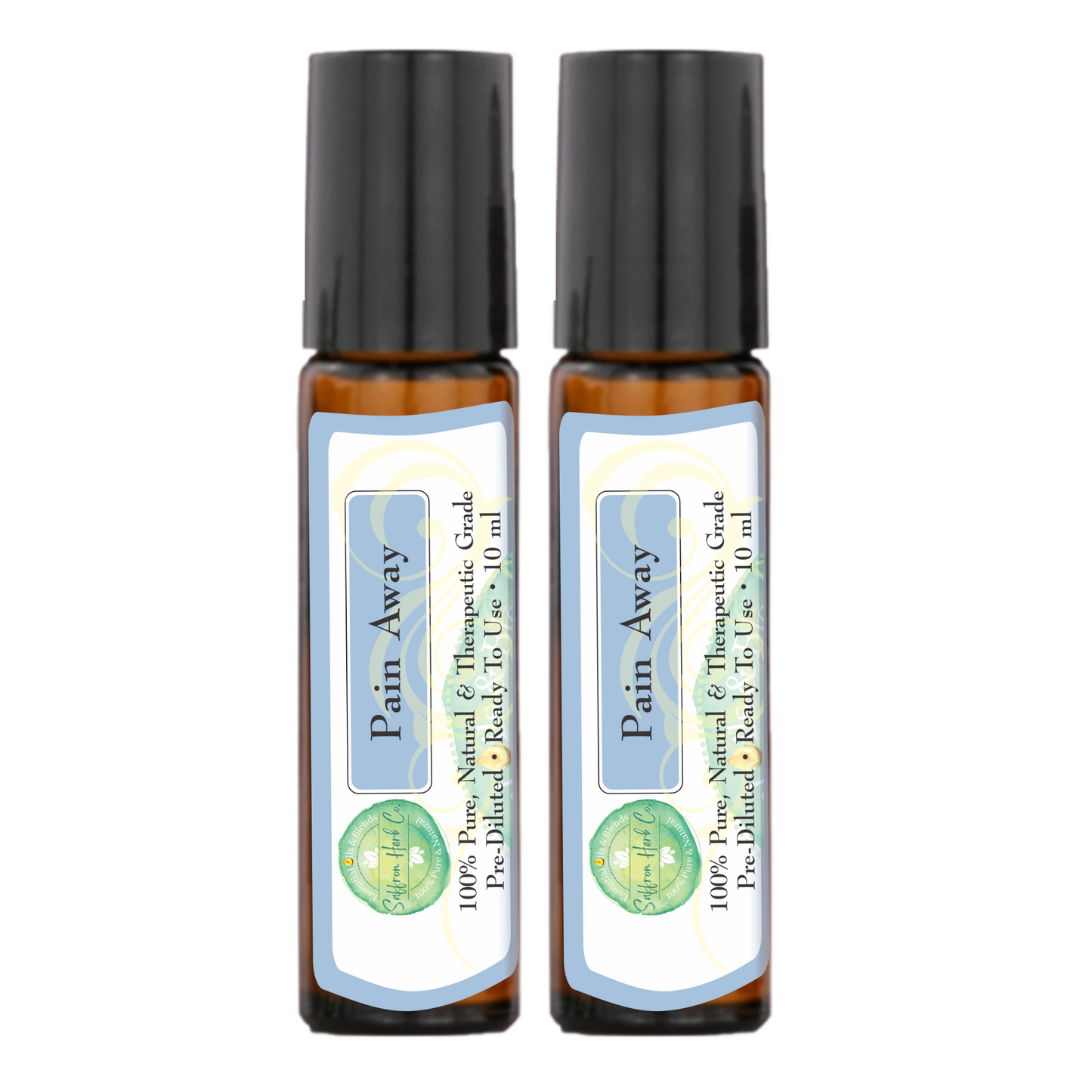 Pain Away™ Essential Oil Roller Bottle Blend • 100% Pure & Natural • Pre-Diluted • Ready To Use