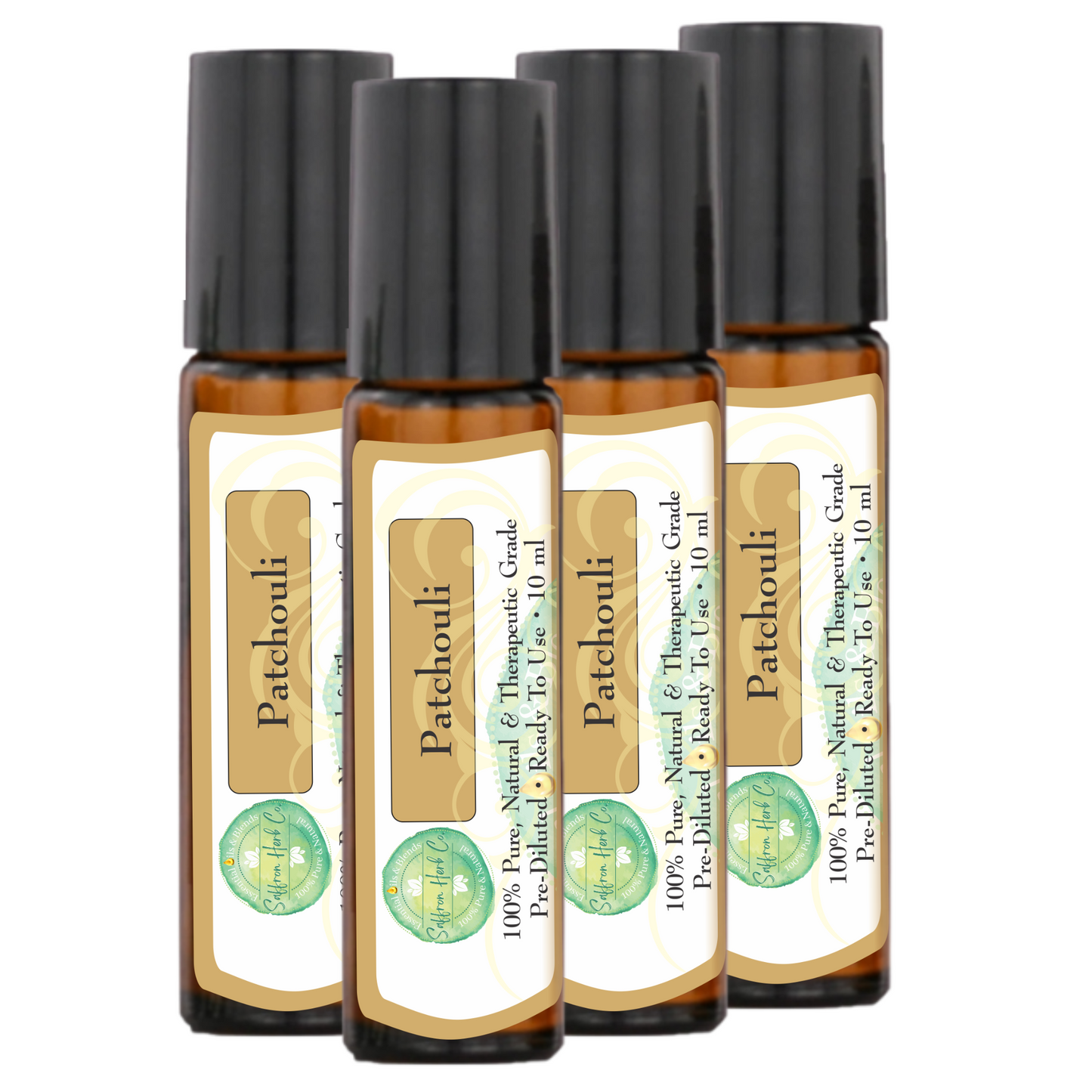 Patchouli Essential Oil Roller Bottle Blend • 100% Pure & Natural • Pre-Diluted • Ready To Use