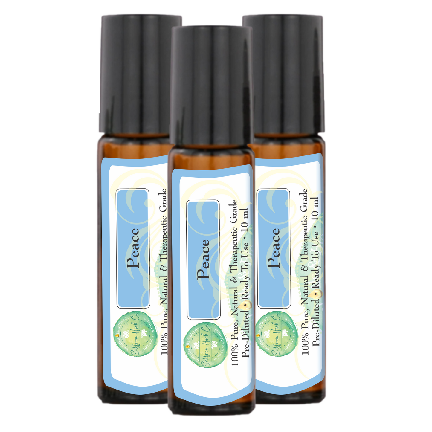 Peace Essential Oil Roller Bottle Blend • 100% Pure & Natural • Pre-Diluted • Ready To Use