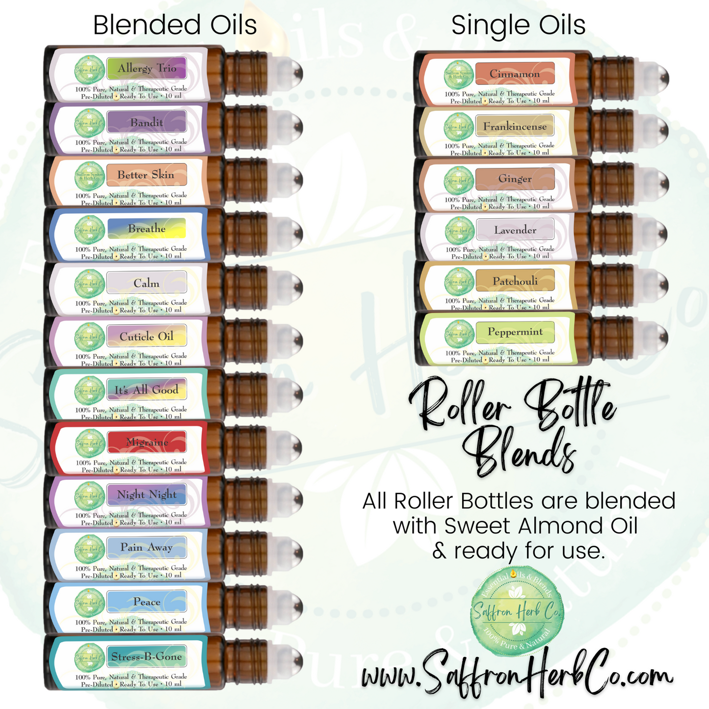 Align™ Essential Oil Roller Bottle Blend • 100% Pure & Natural • Pre-Diluted • Ready To Use