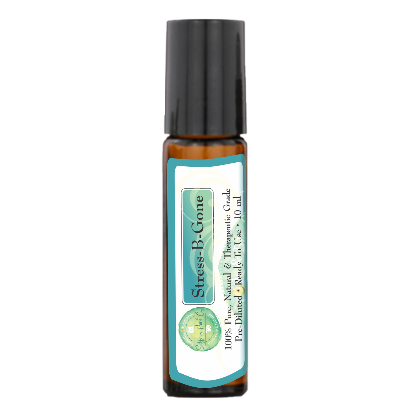 Stress-B-Gone Essential Oil Roller Bottle Blend • 100% Pure & Natural • Pre-Diluted • Ready To Use