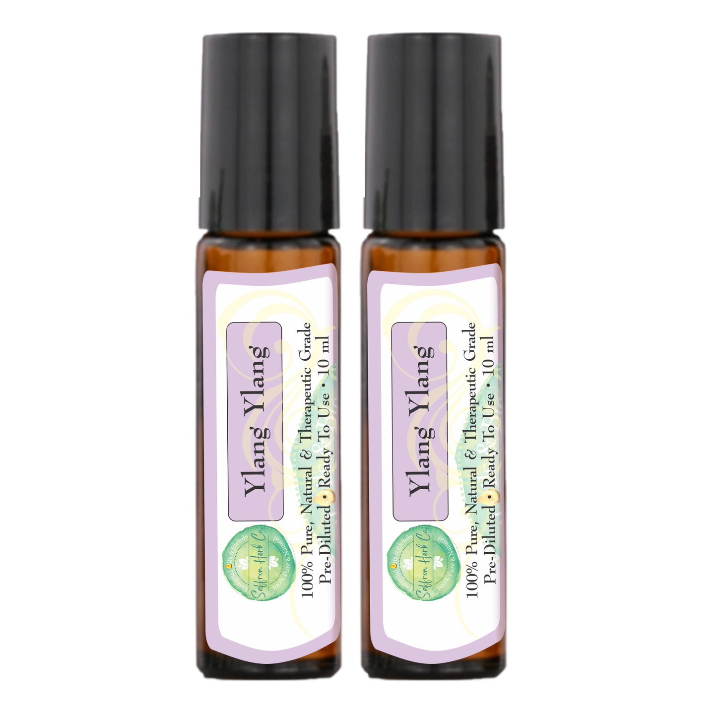 Ylang Ylang Essential Oil Roller Bottle Blend • 100% Pure & Natural • Pre-Diluted • Ready To Use
